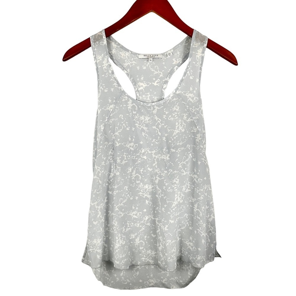 BELLA LUXX marbled silk racerback